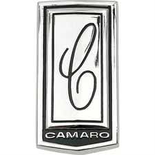 OER 3982037 1970 Camaro InShow Quality In Header Panel Emblem