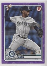 2020 Bowman Purple 213/250 Justin Dunn #15 Rookie RC n1u