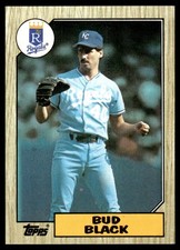 1987 TOPPS BASEBALL CARD BUD BLACK #669 KANSAS CITY ROYALS 7071
