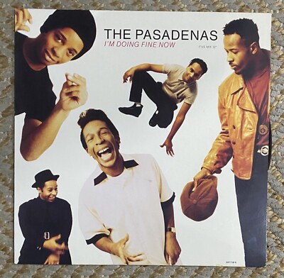 The Pasadenas I m Doing Fine Now 5 Track 12  Vinyl Single Excellent Condition