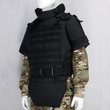 Russian Black Bagariy Body Vest New Mens Nylon MVD MOLLE Tactical Vest Replica 