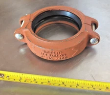Rigidlite Figure 7400 Grooved Pipe Coupling 4"