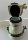 Vintage (Antique) Style Hinged Decorative Toilet Ceramic Trinket Box
