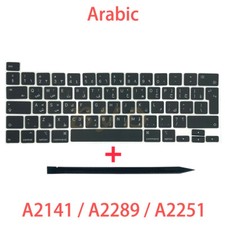 New A2289 A2251 A2141 Keycap Key Cap For Macbook Pro Retina 13 16" Arabic Keycap
