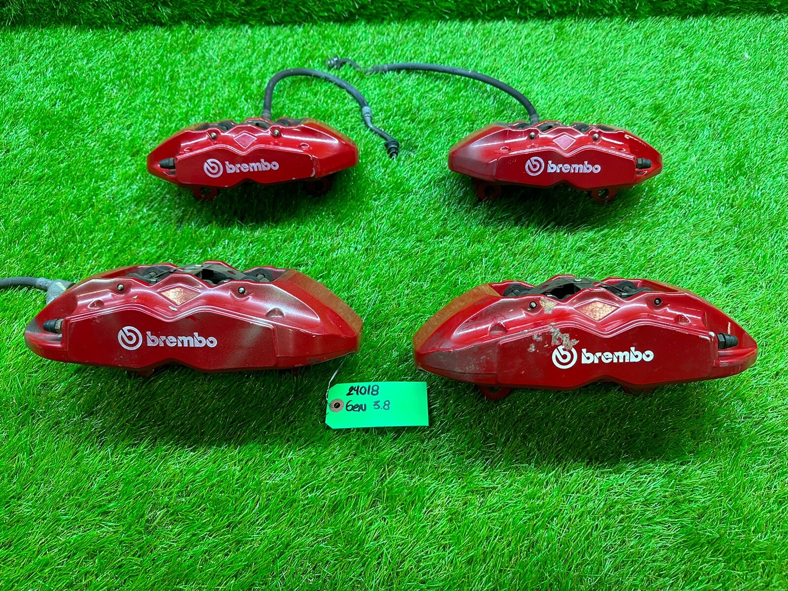 20102016 Hyundai Genesis Coupe Brembo Brake Caliper Set OEM EG181 eBay