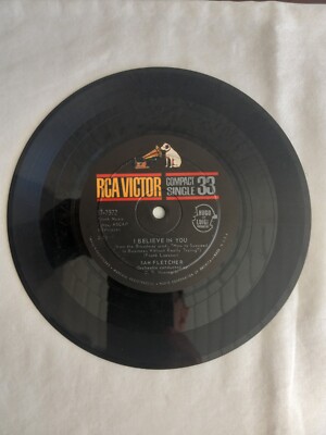 SAM FLETCHER Orig. RCA #37-7972 Compact 33 Single  I Believe In You  M-