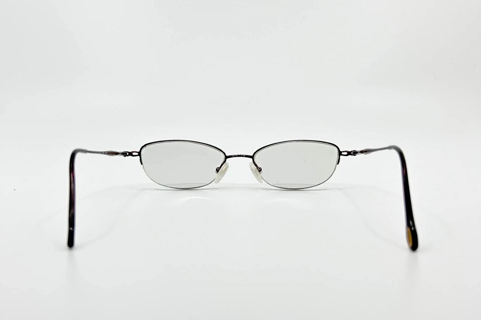 ????Safilo Elasta 4806 NBS Eyeglasses Frames Red Womens Half Rim 135 1465 - Изображение 4 из 4