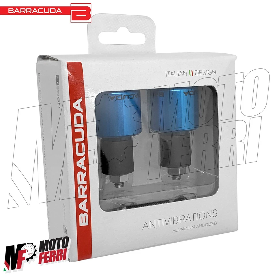 MF4374 Stabilizzatori Manubrio Barracuda Antivibranti Blu Universale per Moto - Immagine 2 di 4