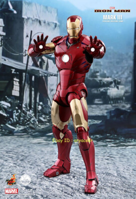 Hot Toys QS011 Iron Man Mark III 1/4 Action Figure Model In Stock