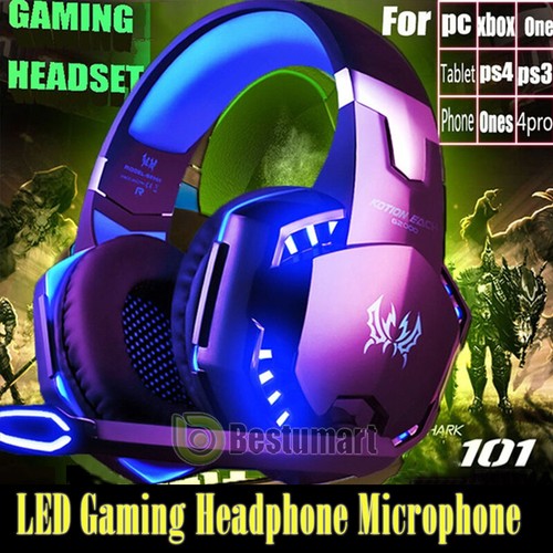 Buy For PS4 Xbox One Gaming Headset 