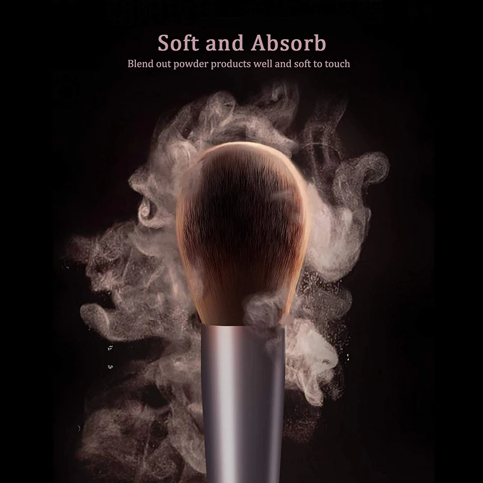 Juego de brochas de maquillaje BESTOPE 18 PIEZAS con cepillo facial 24 piezas 4 cucharas 1 limpiador Foto 3 de 4