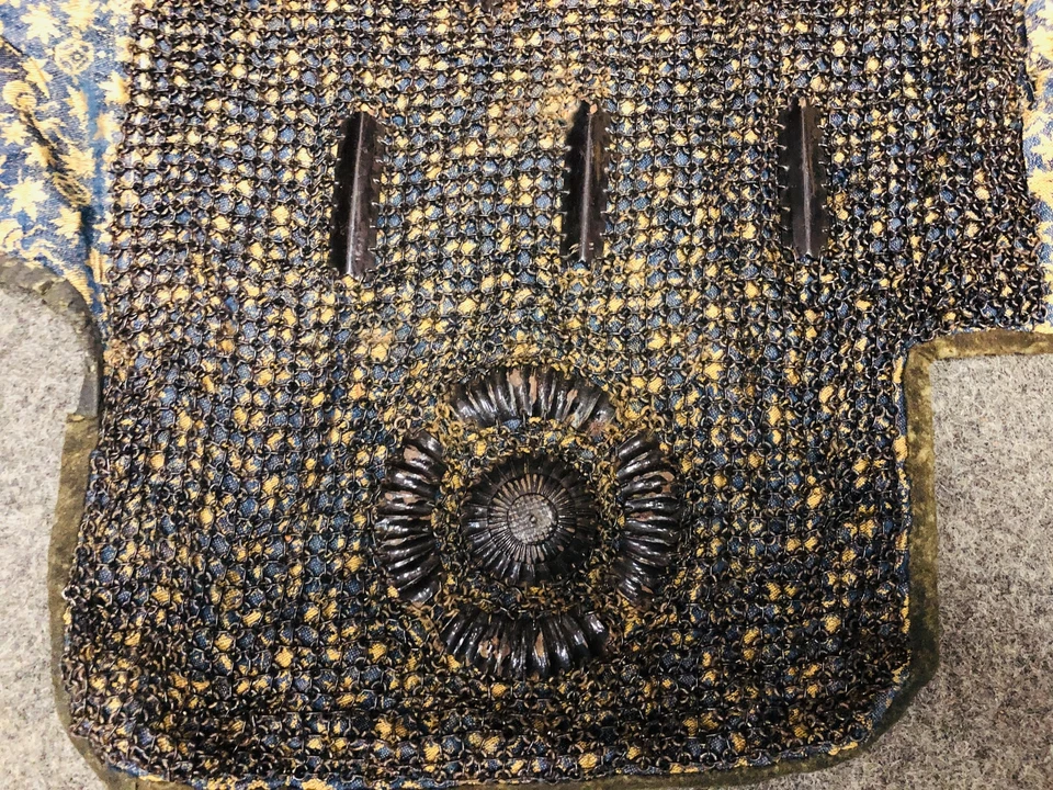 Y5752 YOROI Haidate 铁大腿护卫江户时代日本古董老式装甲装备 — 第 4/4 张图片