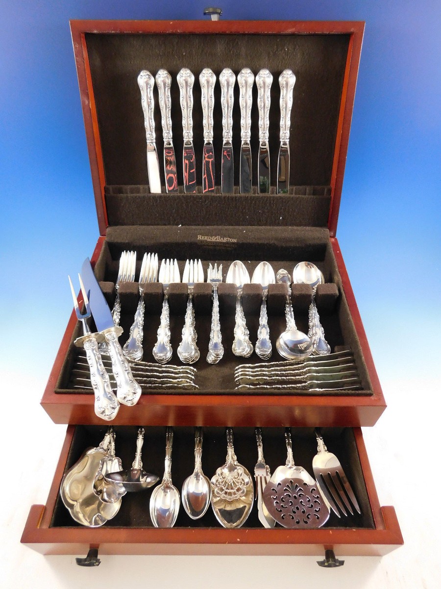 Strasbourg by Gorham Sterling Silver Flatware Set for 8 Service 76