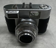 vintage voigtlander Vitomatic I 35mm Camera W/case 1:28/50 Lens West Germany
