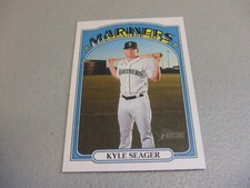 2021 Topps Heritage #163 Print Error Wrong Back Kyle Seager w/Alex Bregman  SP