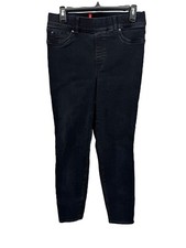 Spanx Women's Black Ankle Skinny Pull On Jeans Size Large