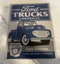FORD Trucks Fake Book Box Storage Wooden Faux Book Large Safe Box Home Decor
