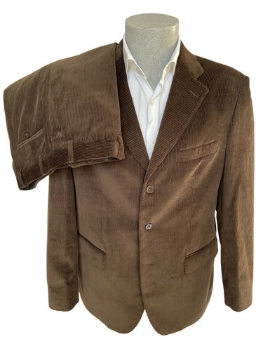 Abito uomo Confitalia, marrone Drop 7 in Velluto a coste, sconto 60%. | eBay