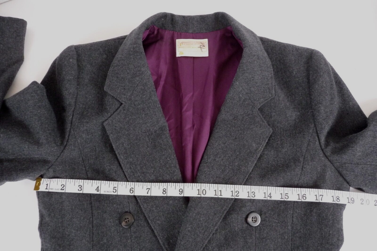 PENDLETON Two-Button Blazer Jacket Virgin Wool Wo… - image 6