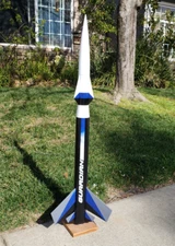 Upscale Guardian Model Rocket Kit With Vinyl decal 37" tall 2.5 dia 29mm motor
