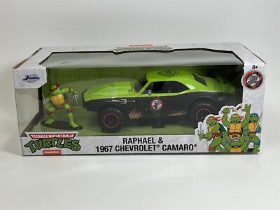 TMNT Raphael Und 1967 Chevrolet Camaro 1:24 Maßstab Jada 253285001