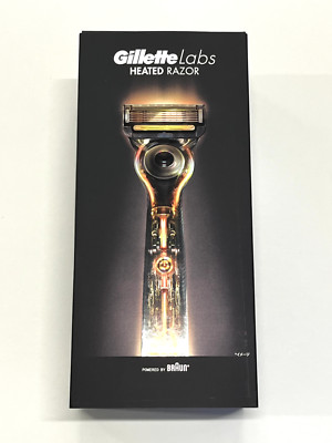 Gillette Labs Heated Laser Shaving Razor 2 Piece Assortment Black From JAPAN NEW