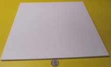ABS Sheets Texture One Side, Hair Cell, White .250" 1/4" x 12" x 12", 2 Units