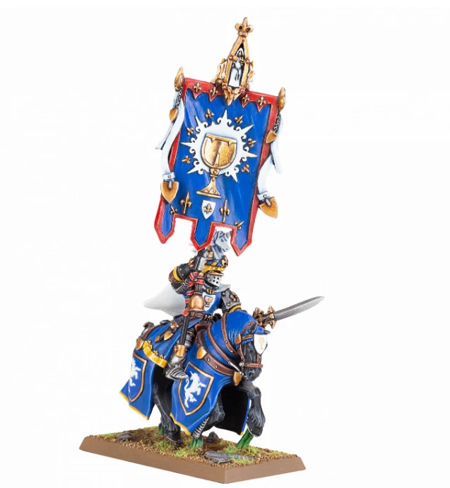 Warhammer – Chevalier Bretonnian Grail Questing – Metal/Plastique – OOP 2002 – Non Monté