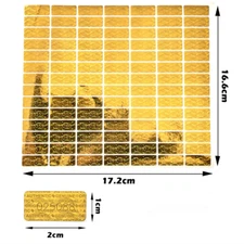 100 Security Hologram Stickers Serial Numbers Tamper Evident Warranty Labels