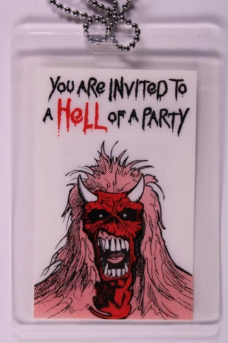 Iron Maiden Passer Ticket Original Aftershow Fête Real Live Tour Wembley 1993 #2