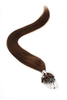 Micro Ring Haarverlängerungen | 22'' | 100% Remy Haar, klebstofffrei, hochwertig Echt
