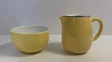 Pagnossin Spa Yellow Creamer And Sugar Bowl ( No Lid) 