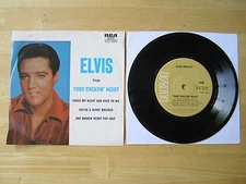 Elvis 45rpm EP Record & Sleeve, Your Cheatin' Heart, RCA # 20408, Australia