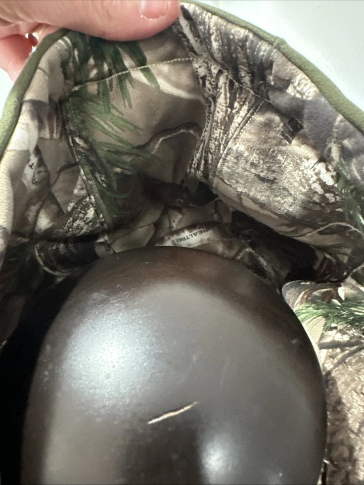 Under Armour Mens Hoodie Large Green Camo Storm Hunting Sweatshirt Camp Outdoor - Image 4 of 4