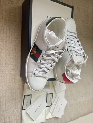 Gucci Embroidered Ace Bee Trainers Women Size UK