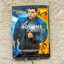 The Bourne Identity DVD 2002 Collector's Edition Matt Damon Full Screen