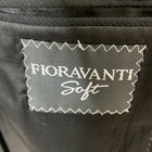 White Fiorvanti Soft blazer jacket with notch lapels, three-button front closure, and diagonal white label on inner collar.
