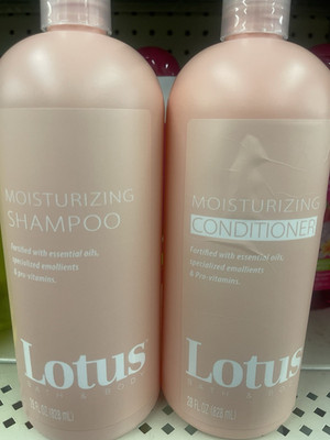 Lotus Moisturizing Shampoo & Conditioner Set Bath & Body 28 fl oz