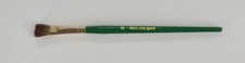 Royal Fine Sable 10 Artist Paint Brush Green Handle Used
