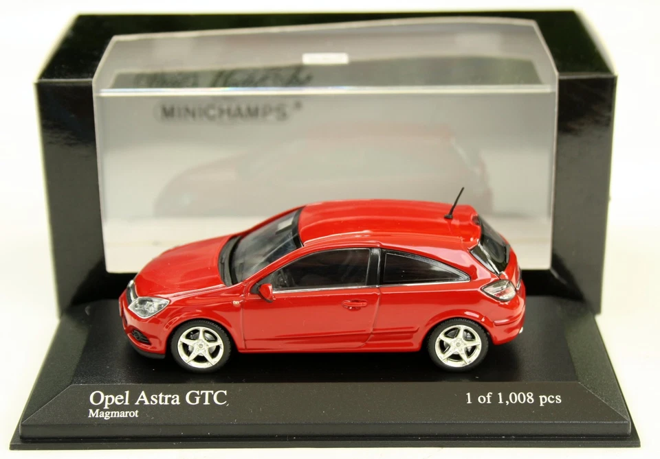 Opel Astra H GTC Bj. 2005-2006, Magma Red, Minichamps-Modell IN M.1: 43, Boxed - Изображение 3 из 4