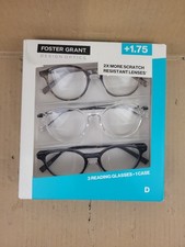Foster Grant Design Optics - Set Of 3 Reading Glasses - 1.75 D