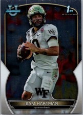 2022 Bowman University Chrome #51 Sam Hartman