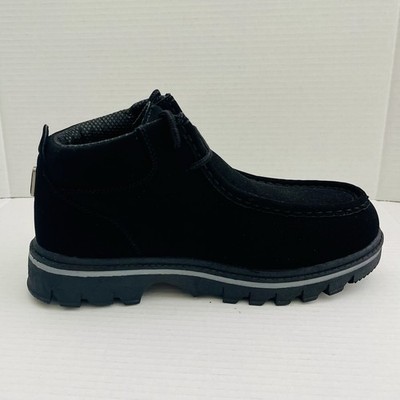 Lugz Fringe Round Toe Chukka Mens Black Casual Boots MFRGD  display picture 1