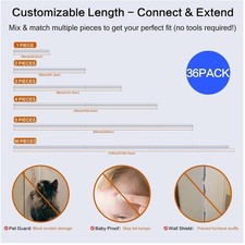 Self-Adhesive Wall Corner Guards - 36 Count