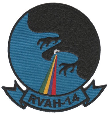 Officially Licensed US Navy RVAH-14 Eagle Eyes Squadron Patch