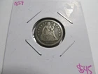 1859 Seated Liberty Silver Dime Nice Higher Grade Full Liberty " Eye Appeal"