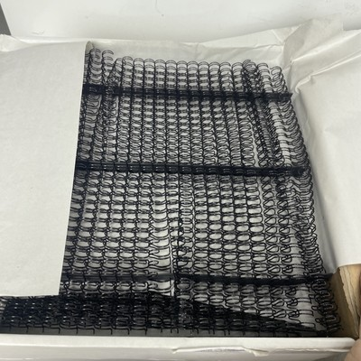 #ad binding products Twin Wire 7 16” pitch 3:1 Black 32 loop 100 per box $13.64