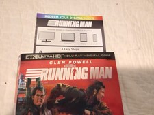2026 Running Man 4k uhd ultra hd blu-ray D.C DIGITAL MOVIE COPY CODE remake
