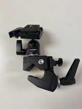 Manfrotto Super Clamp Art. 035 im Set mit Mantona Kugelkopf Schnellwechselplatte
