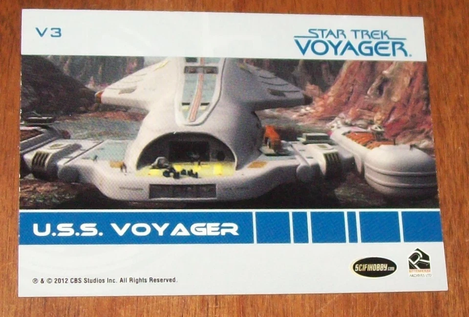 2012 Rittenhouse Star Trek Voyager USS Voyager Card-3 - Image 2 of 2